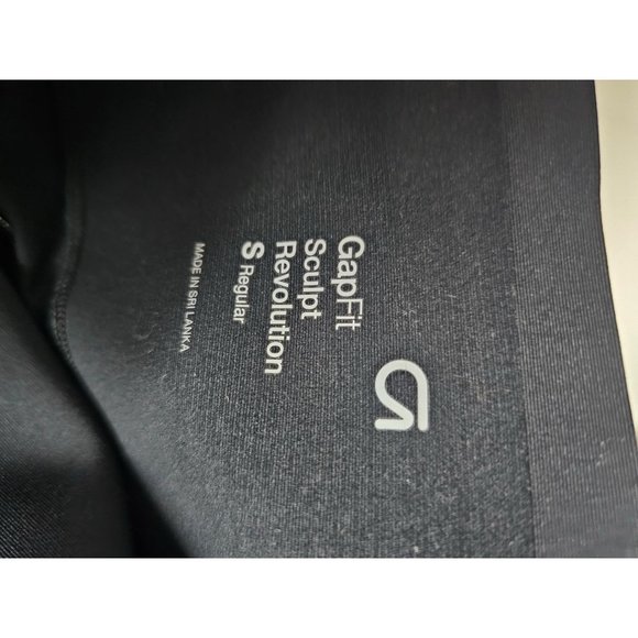 Old Navy Active Sculpt Revolution Black with striped Leggings size S - Picture 5 of 5